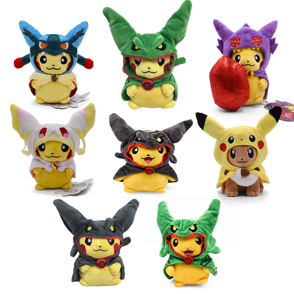 Poncho Pikachu & Eevee